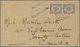 Br Malaiische Staaten - Kedah: 1940, 2 X 4 C Violet Multiple Franking On Cover From PADANG SERAI, 26.JA - Kedah