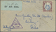 Br Malaiische Staaten - Kedah: 1941, 25 C Ultramarine/purple, Single Franking On Airmail Cover From The - Kedah