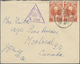 Br Malaiische Staaten - Kelantan: 1937/41, Sultan Ismail, Two Covers To Canada: 4 C. Pair Tied "F.P. O. - Kelantan