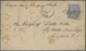 Br Malaiische Staaten - Malakka: 1892 Cover To London Franked Straits 1883 5c. Blue Tied By Numeral "B/ - Malacca