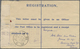 GA Malaiische Staaten - Malakka: General Issues, Used In Malacca, 1944, Johore Registration Envelope (s - Malacca