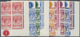 ** Malaiische Staaten - Malakka: 1949/1952, KGVI Definitives Complete Set Of 20 In Blocks Of Four Mostl - Malacca