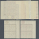 ** Malaiische Staaten - Malakka: 1949/1952, KGVI Definitives Complete Set Of 20 In Blocks Of Four Mostl - Malacca