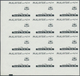 ** Malaiische Staaten - Malakka: 1965, Orchids Imperforate PROOF Block Of Twelve With Black Printing On - Malacca