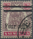 O Malaiische Staaten - Negri Sembilan: 1898-1900 4c. On 3c. Dull Purple & Carmine, Overprint Variety " - Negri Sembilan