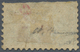 O Malaiische Staaten - Pahang: 1897, Tiger 5c. Blue BISECTED Horizontally (lower Half) With Red Ms. Su - Pahang