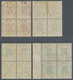 /* Malaiische Staaten - Pahang: 1898 Four Mint Blocks Of Four Of "Pahang" Overprinted Perak Stamps, Wit - Pahang