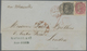 Br Malaiische Staaten - Penang: 1856-64 India QV 4a. Black And 8a. Carmine Used On 1862 Cover From Pena - Penang