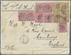 Br Malaiische Staaten - Penang: 1887 Triple-weight Cover From Penang To England 'Per Parcel Mail', Fran - Penang