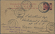 GA Malaiische Staaten - Penang: 1921 Destination FINLAND: Postal Stationery Card 4c. On 3c. Of Fed. Mal - Penang