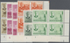 ** Nordborneo: 1950/1952, KGVI Pictorial Definitives Complete Set Of 16 In Blocks Of Four From Lower Ri - Noord Borneo (...-1963)