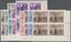 Delcampe - ** Nordborneo: 1950/1952, KGVI Pictorial Definitives Complete Set Of 16 In Blocks Of Four From Lower Ri - North Borneo (...-1963)