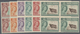 Delcampe - ** Nordborneo: 1961, QEII Pictorial Definitives Complete Set Of 16 In Blocks Of Four, Mint Never Hinged - North Borneo (...-1963)