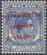 * Malaiische Staaten - Penang: Japanese Occupation, 1942, "Dai Nippon 2602 Penang", 15 C. Ovpt. Invert - Penang