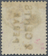 O Malaiische Staaten - Perak: 1883, Straits Settlements QV 4c. Rose Wmkd. Crown CA With Black Vertical - Perak