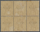 **/* Malaiische Staaten - Perak: 1884-91 2c. Pale Rose, Wmk Crown CA, Block Of Six Optd. "PERAK", Stamps - Perak