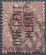 O Malaiische Staaten - Perak: 1886 1c. On 2c. Pale Rose Overprinted Vertically "ONE CENT/PERAK" W/o St - Perak