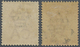 */O Malaiische Staaten - Perak: 1886, Straits Settlements QV 2c. Pale Rose Wmkd. Crown CA With Black Opt - Perak