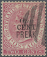 O Malaiische Staaten - Perak: 1889, Straits Settlements QV 2c. Pale Rose Wmkd. Crown CA With Black Opt - Perak