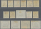 * Malaiische Staaten - Perak: 1895/1899, Tiger Head And Elephants Definitives Complete Set Of 15 Incl. - Perak