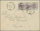 Br Malaiische Staaten - Perak: 1901, SELANGOR STAMP SHORTAGE, Perak 1 C Dull Purple And Green, Strip Of - Perak