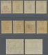 * Malaiische Staaten - Perak: 1900, Tiger Head And Elephants Definitives Complete Set Of Seven Surchar - Perak