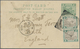 GA Malaiische Staaten - Perak: 1905 BATU GAJAH: F.M.S. Postal Stationery Card 1c. Green, Uprated Two Si - Perak