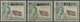 O Malaiische Staaten - Sabah: 1964 (ca.), QEII 12c. Of North Borneo With LOCAL (or Trial?) Handstamp O - Sabah