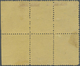 * Malaiische Staaten - Sarawak: 1869, Sir James Brooke 3c. Brown On Yellow In Two Horiz. Strips Of Thr - Andere & Zonder Classificatie