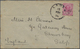 Br Malaiische Staaten - Sarawak: 1909 LAWAS: Cover To England Via Labuan And Singapore Franked By 1899 - Other & Unclassified