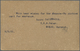 GA Malaiische Staaten - Sarawak: 1921, 4 C Carmine Postal Stationery Card, Sent From MUKAH, 14.MAR 21, - Other & Unclassified