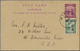 GA Malaiische Staaten - Sarawak: 1936/1938 MIRI: Pair Of Diff. Postal Stationery Cards Used From Miri T - Other & Unclassified