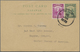 GA Malaiische Staaten - Sarawak: 1936/1938 MIRI: Pair Of Diff. Postal Stationery Cards Used From Miri T - Other & Unclassified