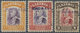 O Malaiische Staaten - Sarawak: Japanese Occupation, 1942,25 C., 50 C. And $1 Each With Violet Ovpt., - Other & Unclassified