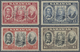 ** Malaiische Staaten - Sarawak: 1946, Centenary Issue Complete Set Of Four (Sir James Brooke, Sir Char - Other & Unclassified