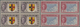 ** Malaiische Staaten - Sarawak: 1950, KGVI Pictorial Definitives Complete Set Of 15 In Blocks Of Four, - Andere & Zonder Classificatie