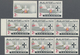 ** Malaiische Staaten - Sarawak: 1965, Orchids 2c. 'Arundina Graminifolia' Eight Stamps Incl. Single Wi - Other & Unclassified