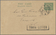 GA Malaiische Staaten - Selangor: 1939, 2 C Green Postal Stationery Card, Written In Kuala Lumpur, Post - Selangor