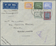 Br Malaiische Staaten - Selangor: 1941, 8 C, 12 C, 30 C, 50 C And 1 $ Mixed Franking On Airmail Cover F - Selangor