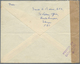 Br Malaiische Staaten - Selangor: 1941, 2 $ Green/scarlet, Single Franking On Airmail Censor Cover (cre - Selangor