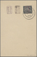 Brfst Malaiische Staaten - Selangor: General Issues, 1942, Sample Strike Card: Small Seal In Reddish Brown - Selangor