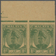 (*) Malaiische Staaten - Selangor: 1949, Sultan Hisamud-din Alam Shah 8c. Green Imperforate PLATE PROOF - Selangor