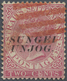 Br Malaiische Staaten - Sungei Ujong: 1885-90 2c. Rose With ERROR OVERPRINT "SUNGEI/UNJOG" (for SUNGEI/ - Andere & Zonder Classificatie