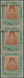 * Malaiische Staaten - Trengganu: 1918, RED CROSS: Sultan Zain Ul Ab Din 4c. Red-brown/green Vertical - Trengganu