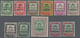 * Malaiische Staaten - Trengganu: 1922, Malaya-Borneo Exhibition Complete Set Of 11 All With Opt. Vari - Trengganu