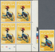 ** Malaysia: 1965, Birds 25c. 'Crested Wood Partridge' (Rollulus Roulroul) With Heavy SHIFTED BLUE To B - Maleisië (1964-...)