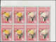 ** Malaysia: 1965, Birds 50c. 'Black-nailed Oriole' (Oriolus Chinensis) Block Of Eight From Upper Left - Malaysia (1964-...)