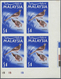 ** Malaysia: 1965, Birds $1 'Zebra Dove' (Geopelia Striata) In Six Different Imperforate PROGRESSIVE PR - Maleisië (1964-...)
