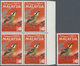 ** Malaysia: 1965, Birds $10 'Blue-tailed Pitta' (Pitta Guajana) With SHIFTED YELLOW To Bottom Block Of - Maleisië (1964-...)