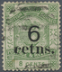 O Nordborneo: 1891, Coat Of Arms 8c. Yellow-green (Postage&Revenue) Surcharged In Black '6 Cents.' Wit - Noord Borneo (...-1963)